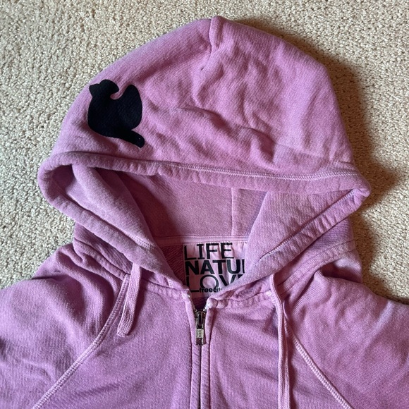 Purple Freecity zip up hoodie - Picture 2 of 3